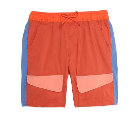 Big boy’s Color block wrinkle resistant Relaxed front flap pockets Shorts‎ XXL - Picture 6 of 6